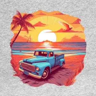 Truck Chilling at the Beach T-Shirt